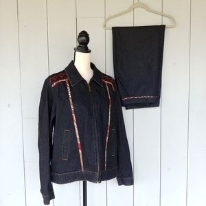 KOOS OF COURSE | Vintage Embroidery Jean Set